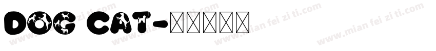 Dog Cat字体转换